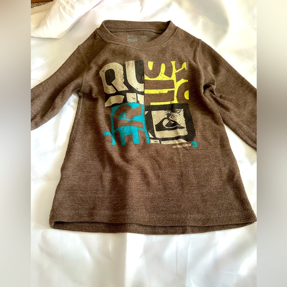 👦 Quicksilver Thermal Boys Long Sleeve Tee